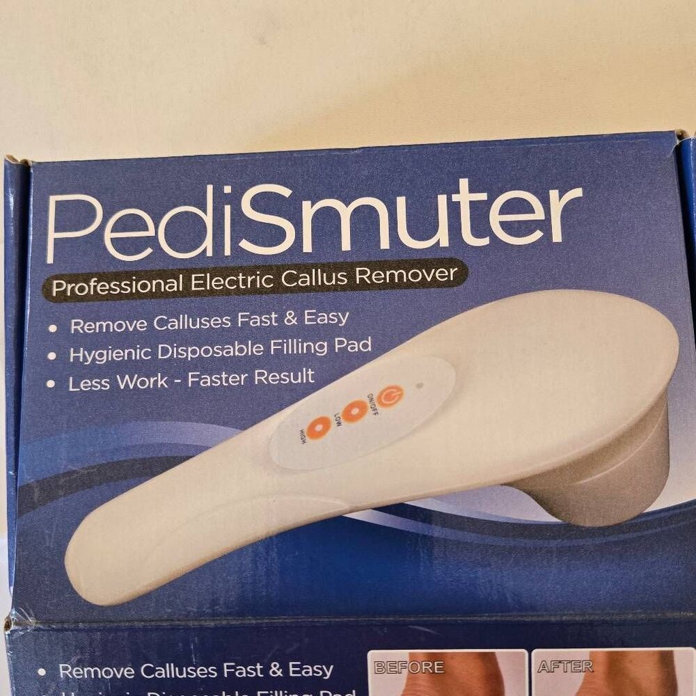 PediSmuter Professional Electric Callus Remover Foot File Pedicure Tool Kit
